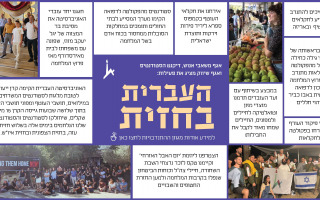  פעילויות התנדבות - העברית בחזית